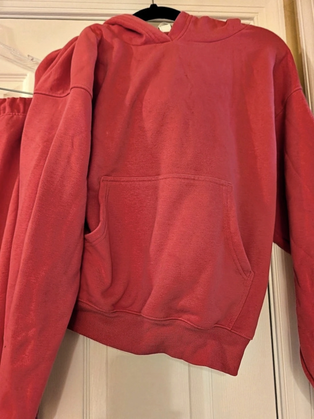 Fabletics Women's Pink Hoodie Jogger Set Size M